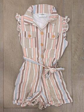Rare Editions Pastel Romper Size 00